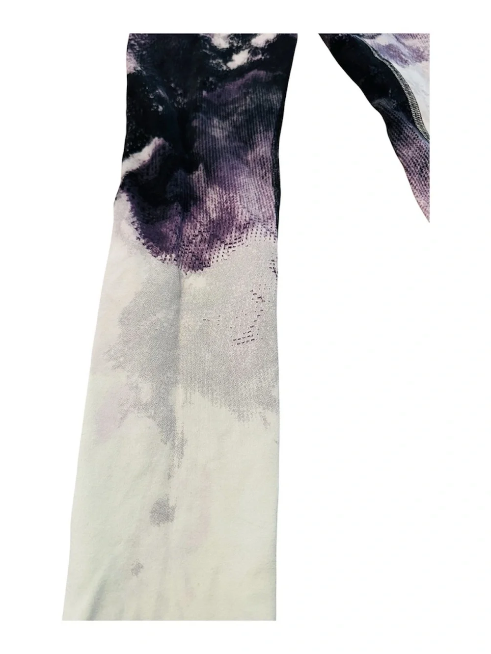 Alo Yoga Thick Lined Airbrush Purple Leggings Womens Small 6/8